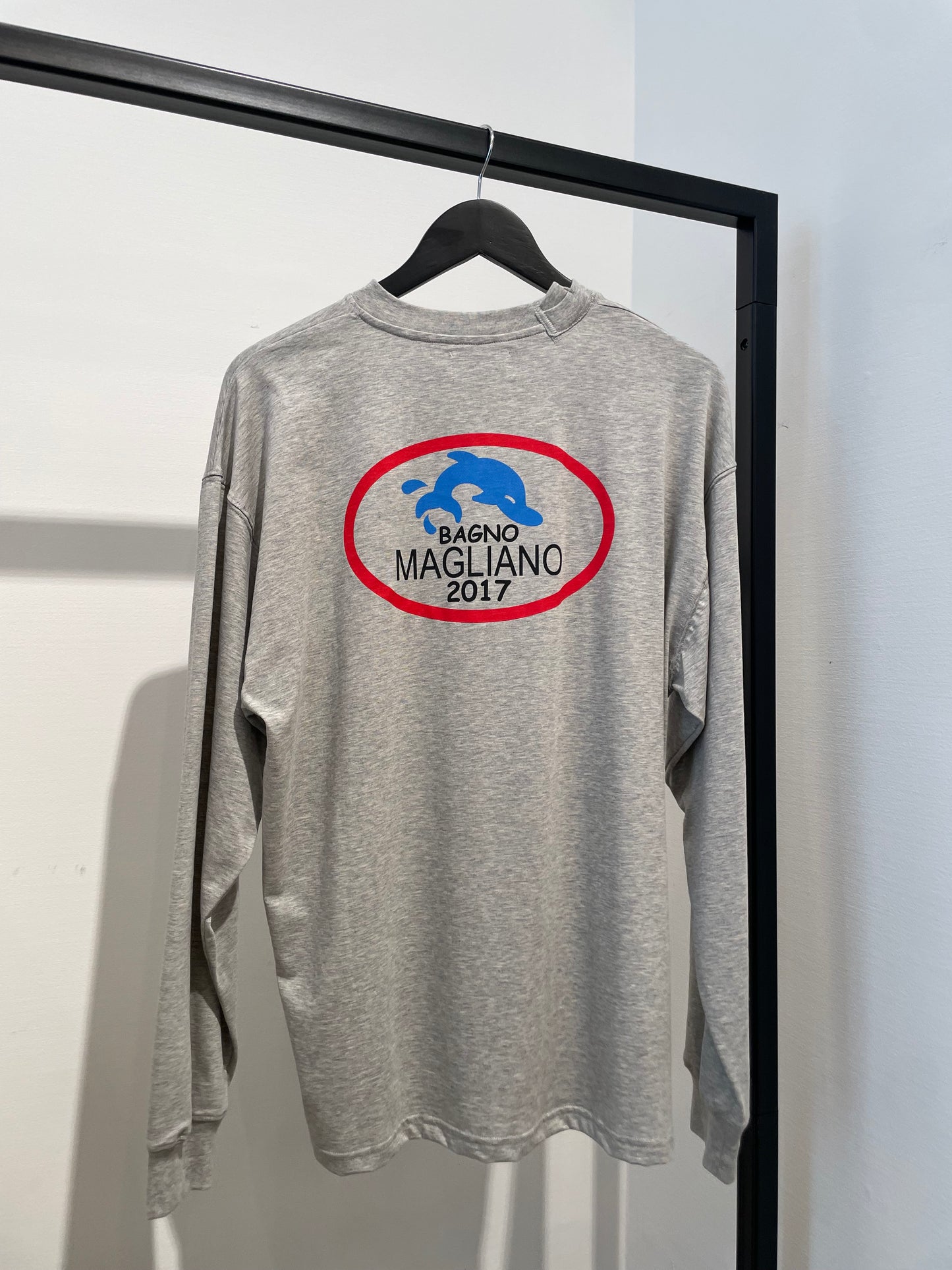 Magliano Bagno Long Sleeves Dolphin T-shirt - Light Grey