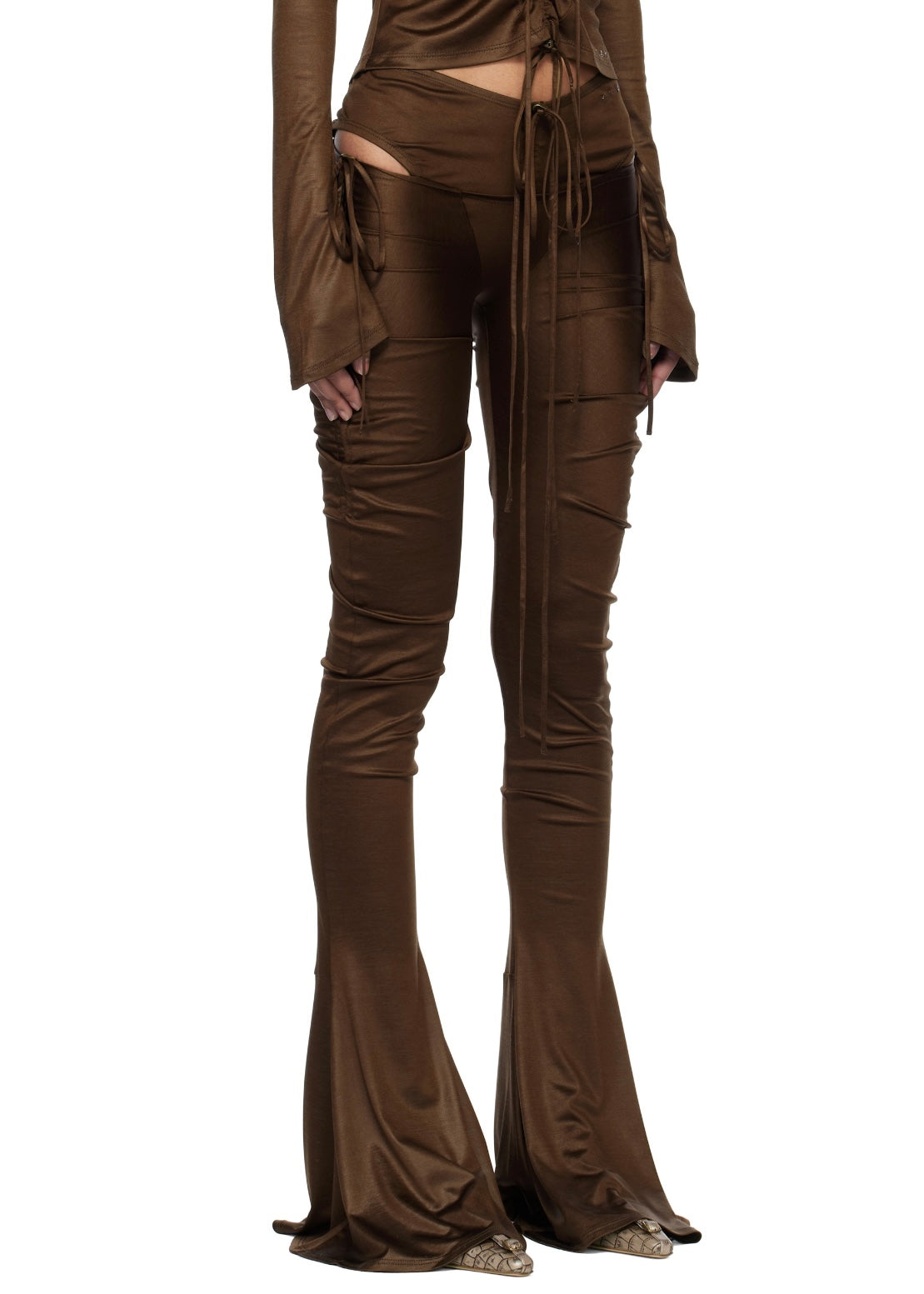 KNWLS Brown Cu Trousers
