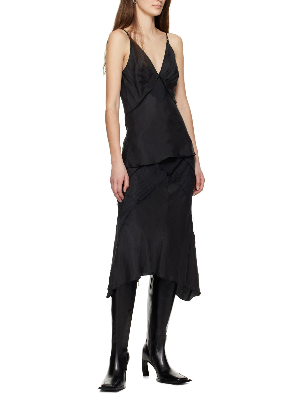 KNWLS Black Elisir Slip Tank Top