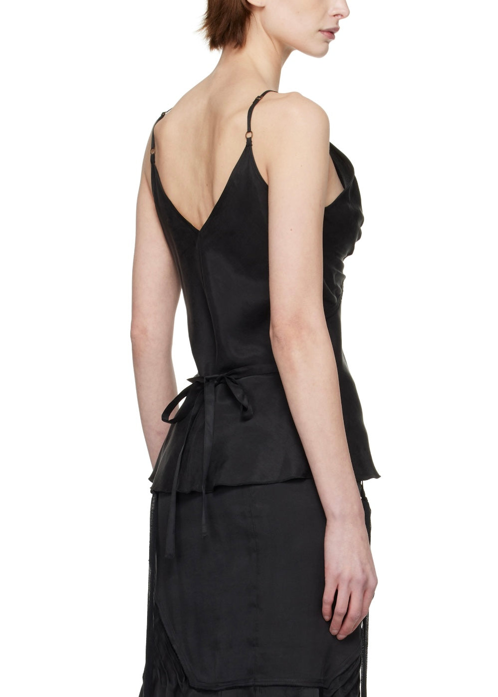 KNWLS Black Elisir Slip Tank Top