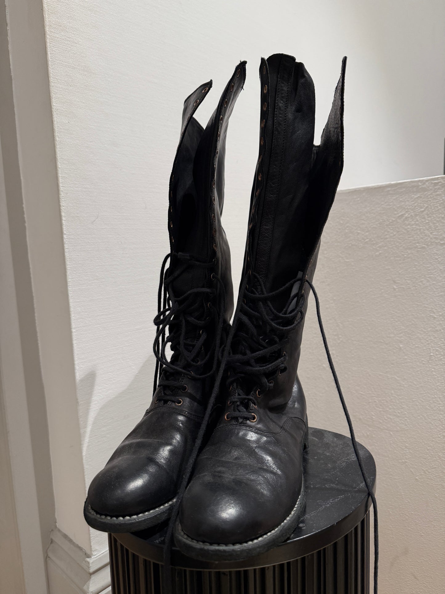GUIDI 412 Lace-up Boots