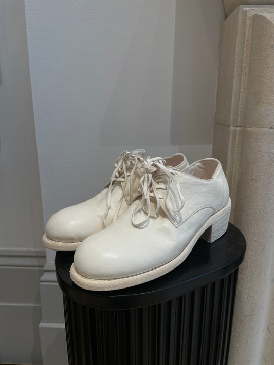 GUIDI 792 Lace-up Derby Shoes