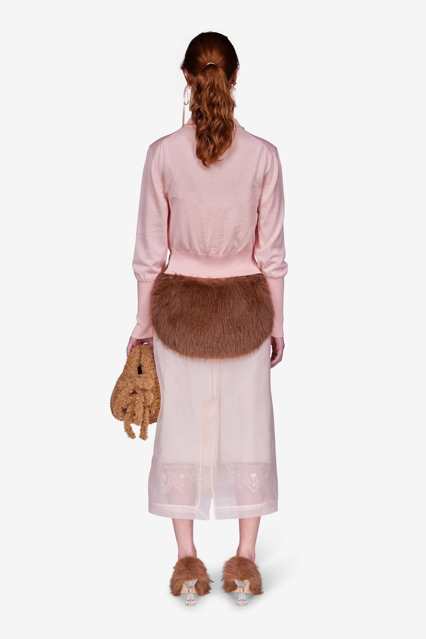 Simone Rocha Embellished Polo Sweater