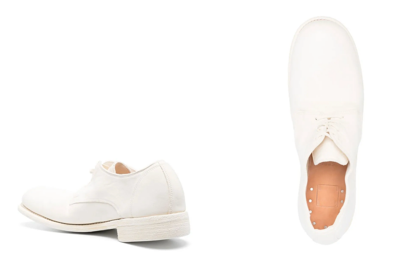 GUIDI 792 Lace-up Derby Shoes