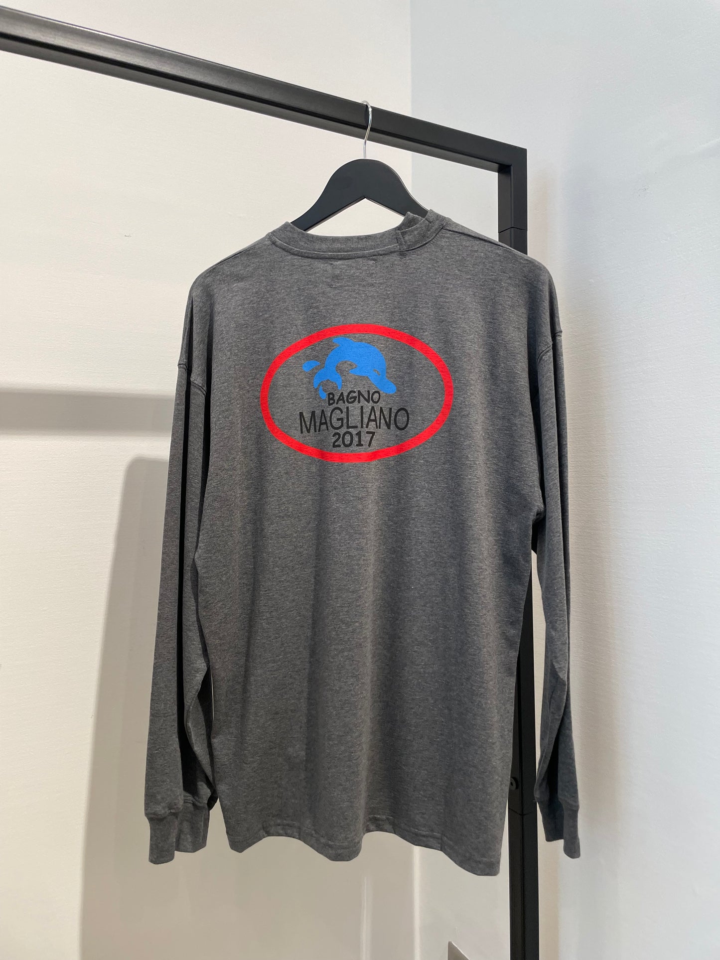 Magliano Bagno Long Sleeves Dolphin T-shirt - Dark Grey