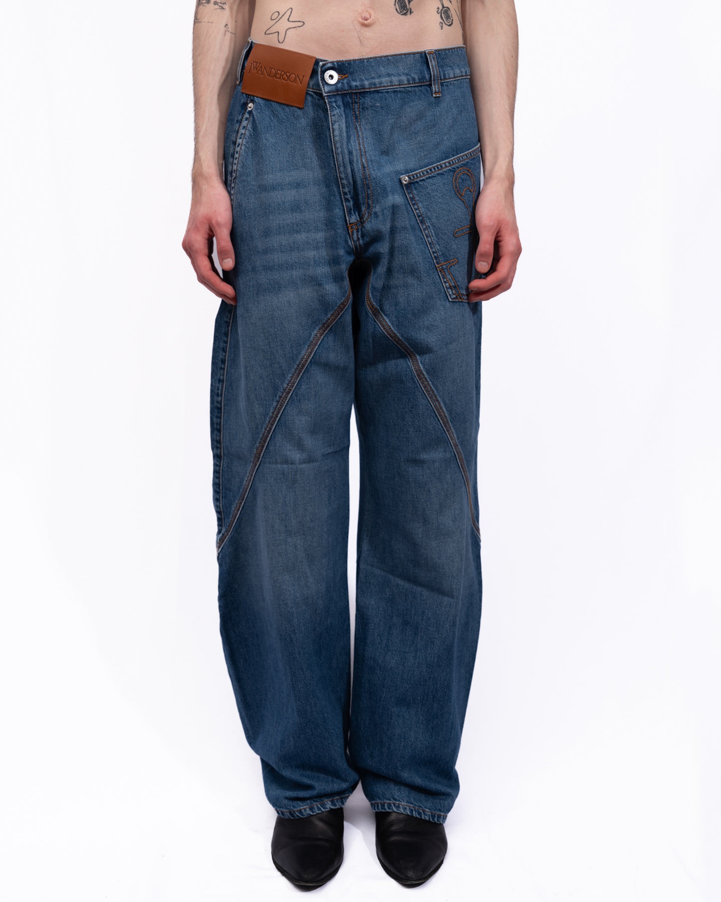 JW Anderson - Twisted Workwear Denim Jeans