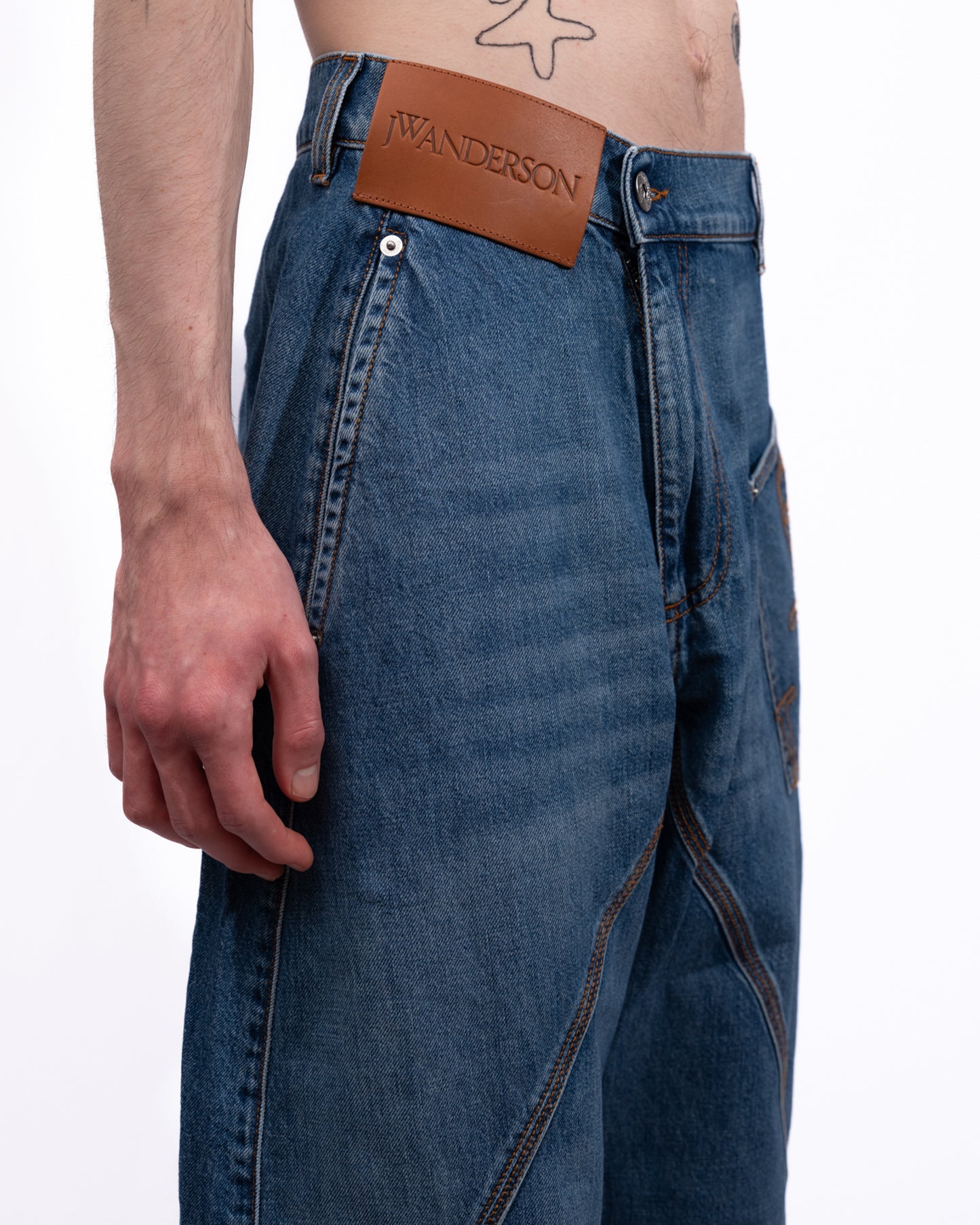 JW Anderson - Twisted Workwear Denim Jeans