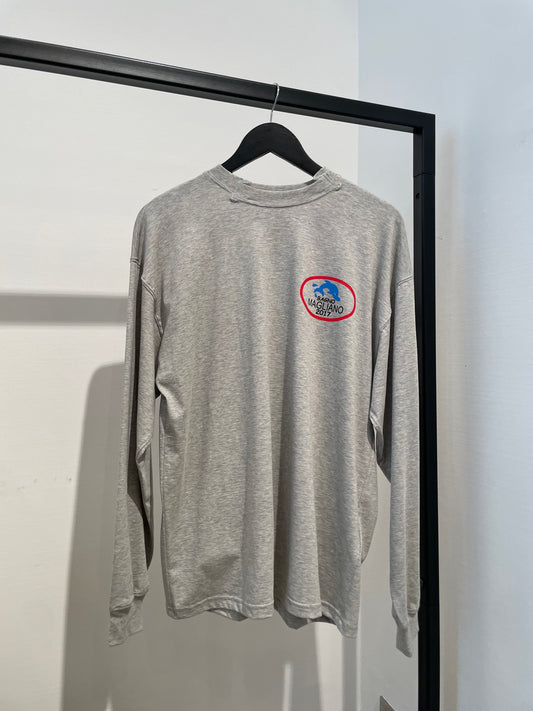 Magliano Bagno Long Sleeves Dolphin T-shirt - Light Grey
