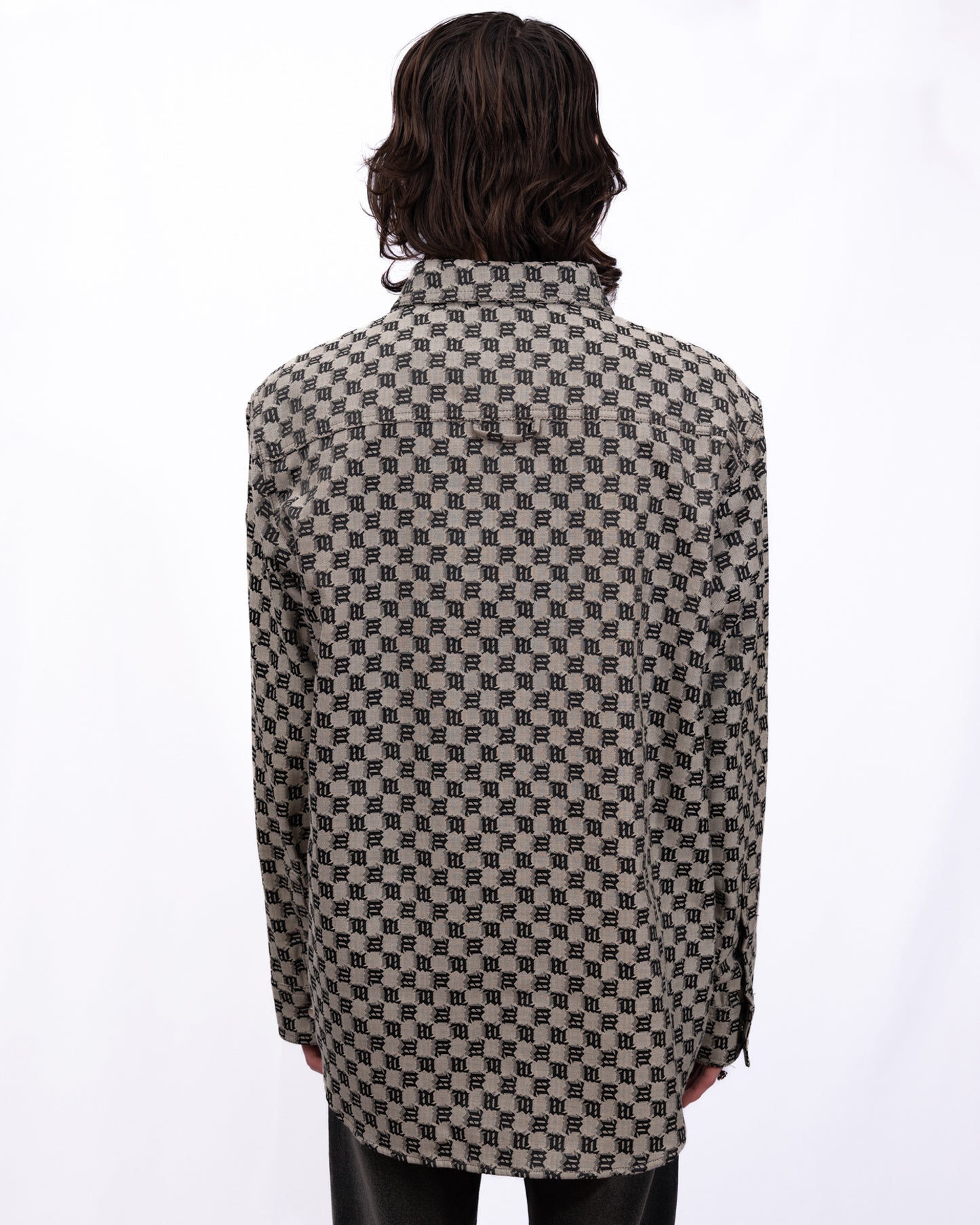 Misbhv - Gray Monogram Workwear Shirt