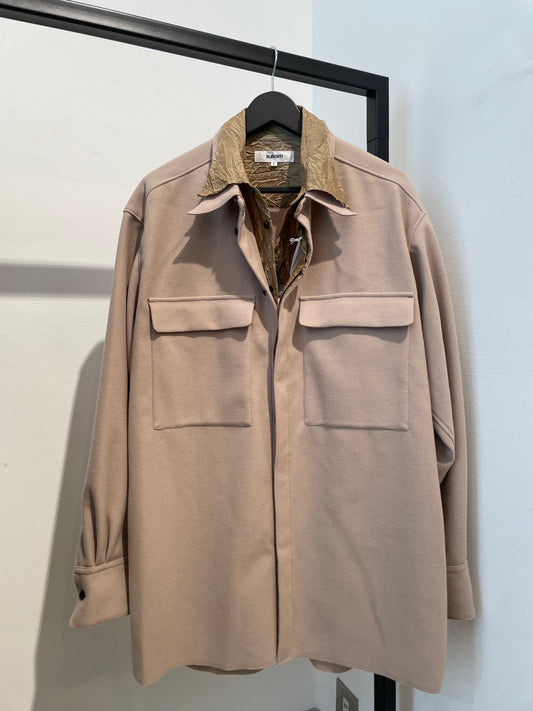 Sulvam Nylon Layered Shirt