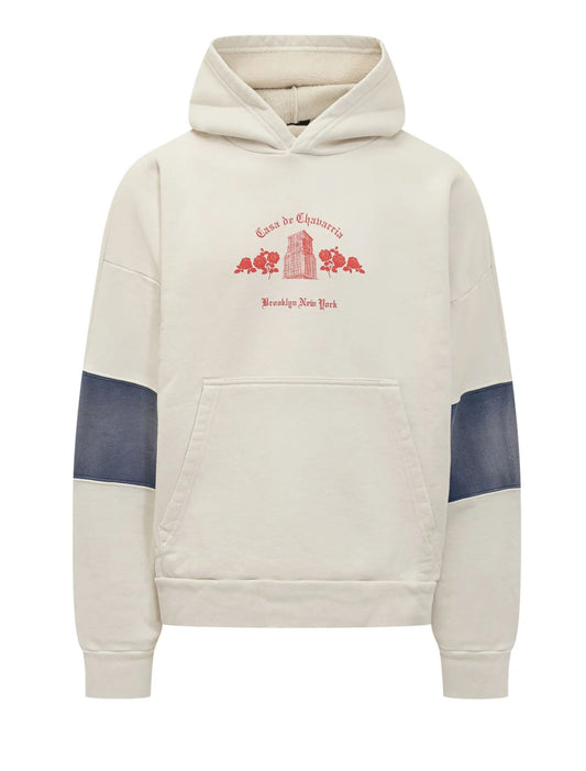 Willy Chavarria- Casa De Chavarria Hoodie - Tofu Beige