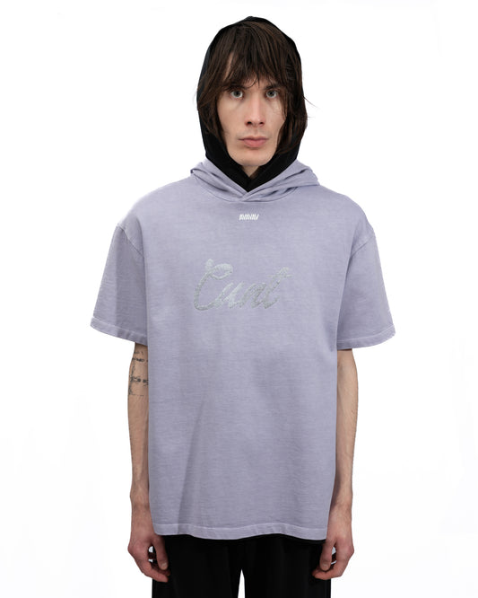 Avavav - Hooded T-shirt Cunt Lavender