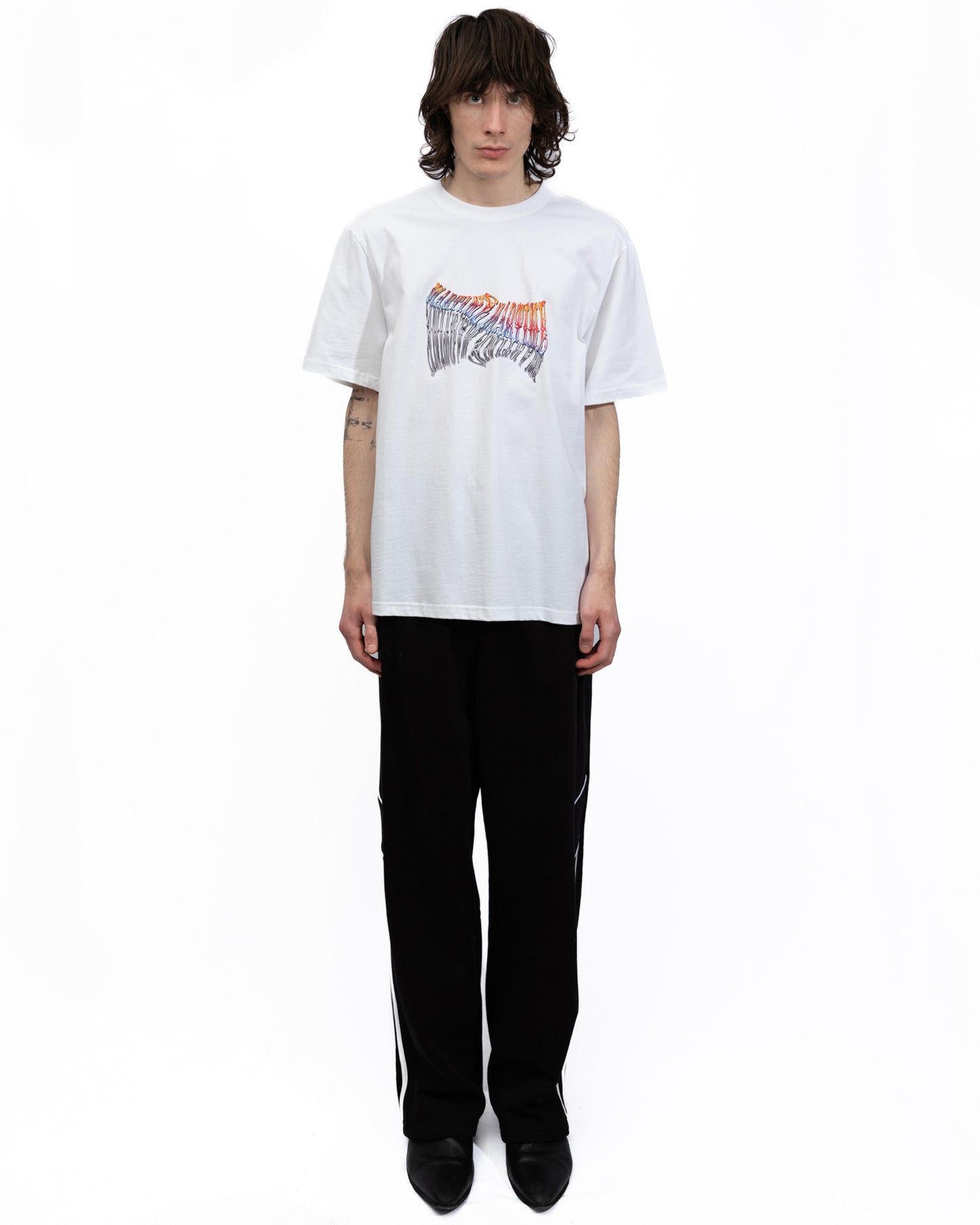 Martine Rose - Classic twisted logo-print cotton-jersey T-shirt