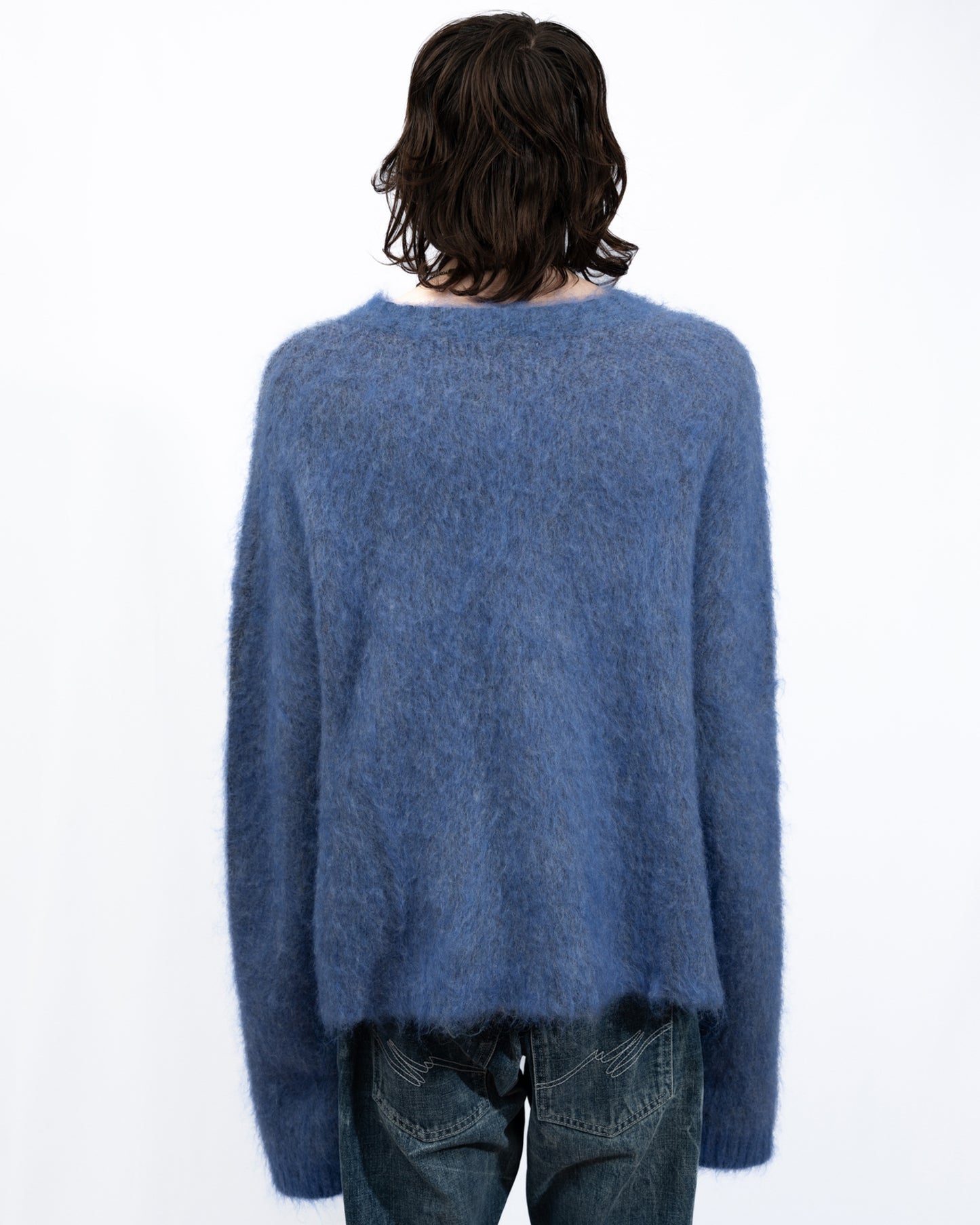 Martine Rose - Brushed Mohair Eros V-neck Jumper