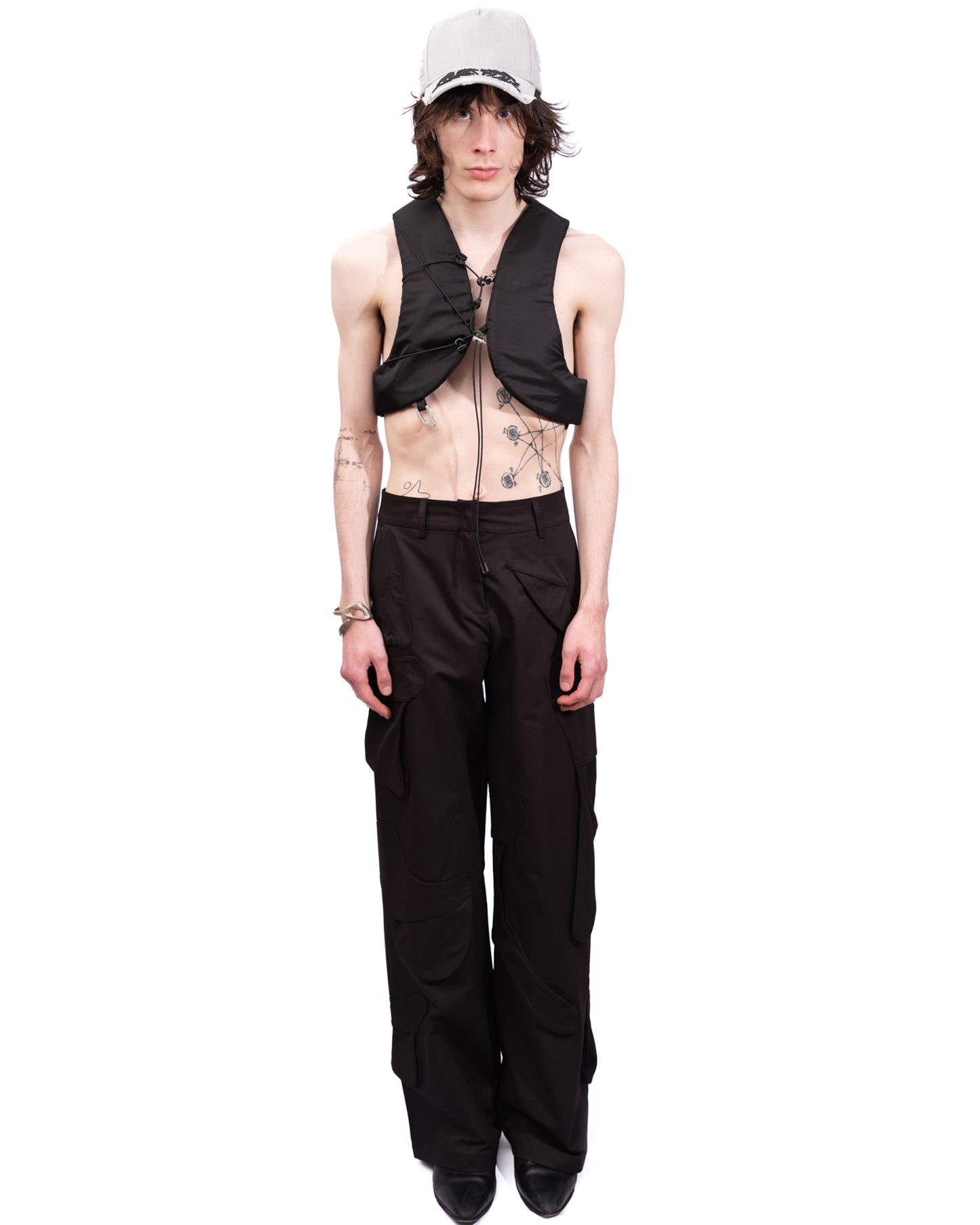 Heliot Emil - Black Conflagrant Cargo Pants