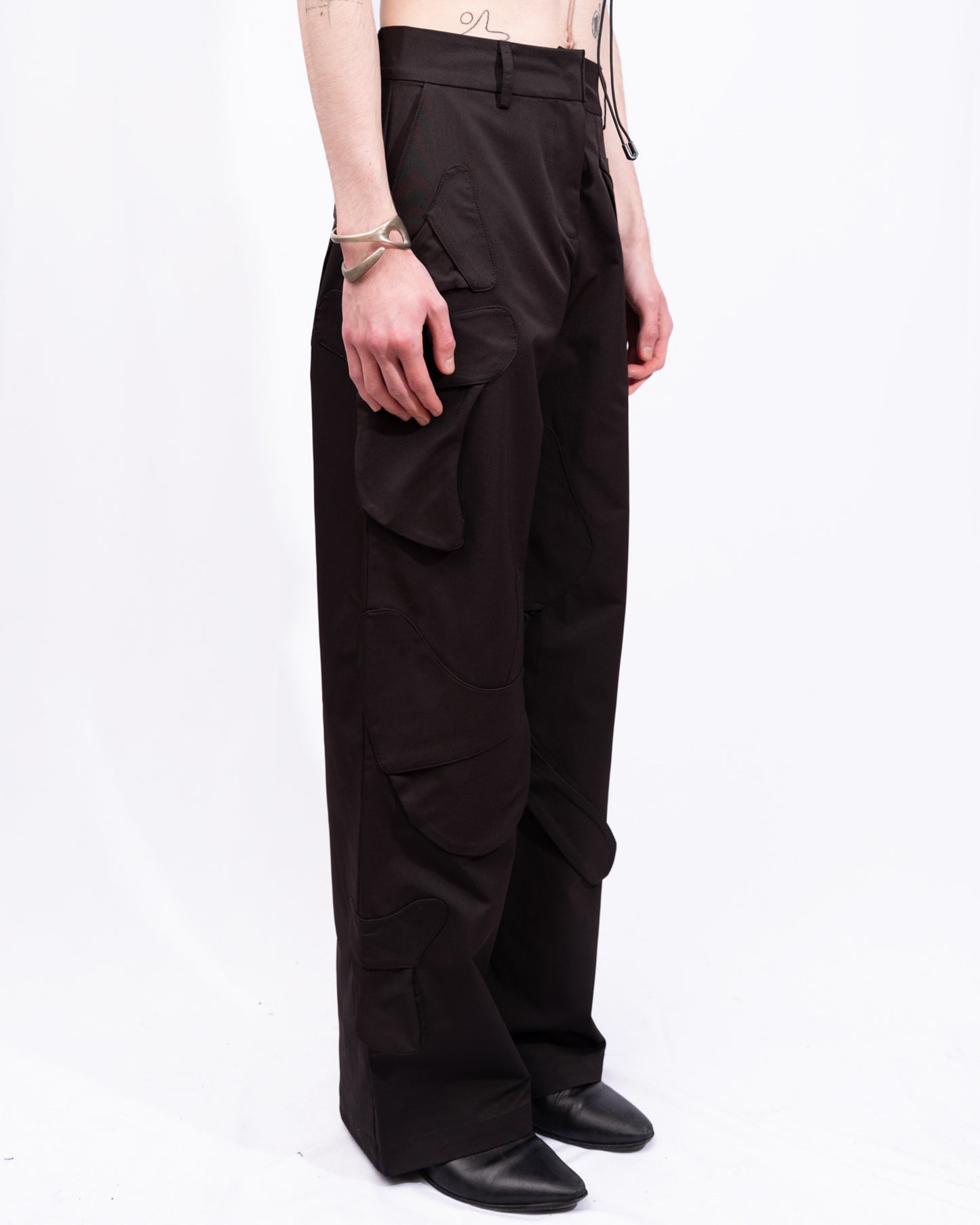 Heliot Emil - Black Conflagrant Cargo Pants