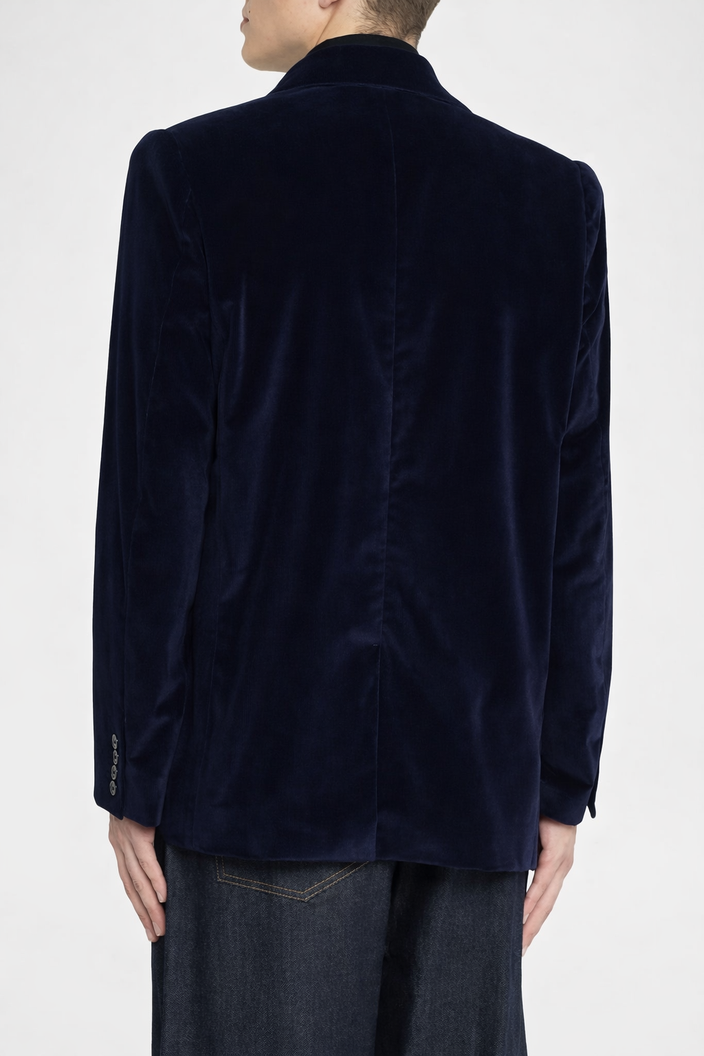 Willy Chavarria - Corduroy Chuco Blazer Navy