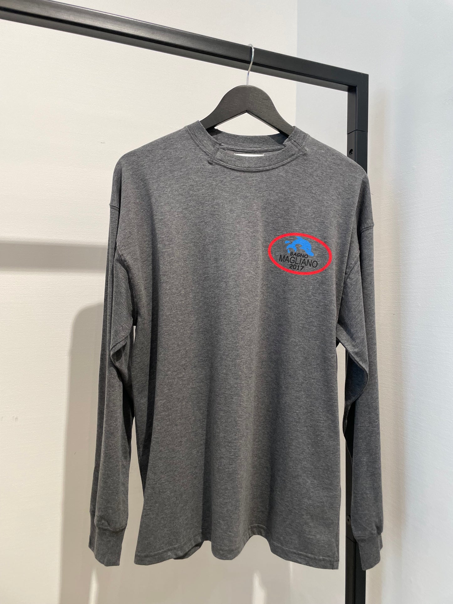 Magliano Bagno Long Sleeves Dolphin T-shirt - Dark Grey