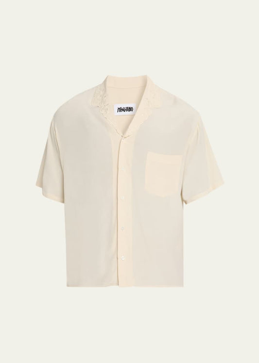 Magliano Dickinson Laced Collar Shirt