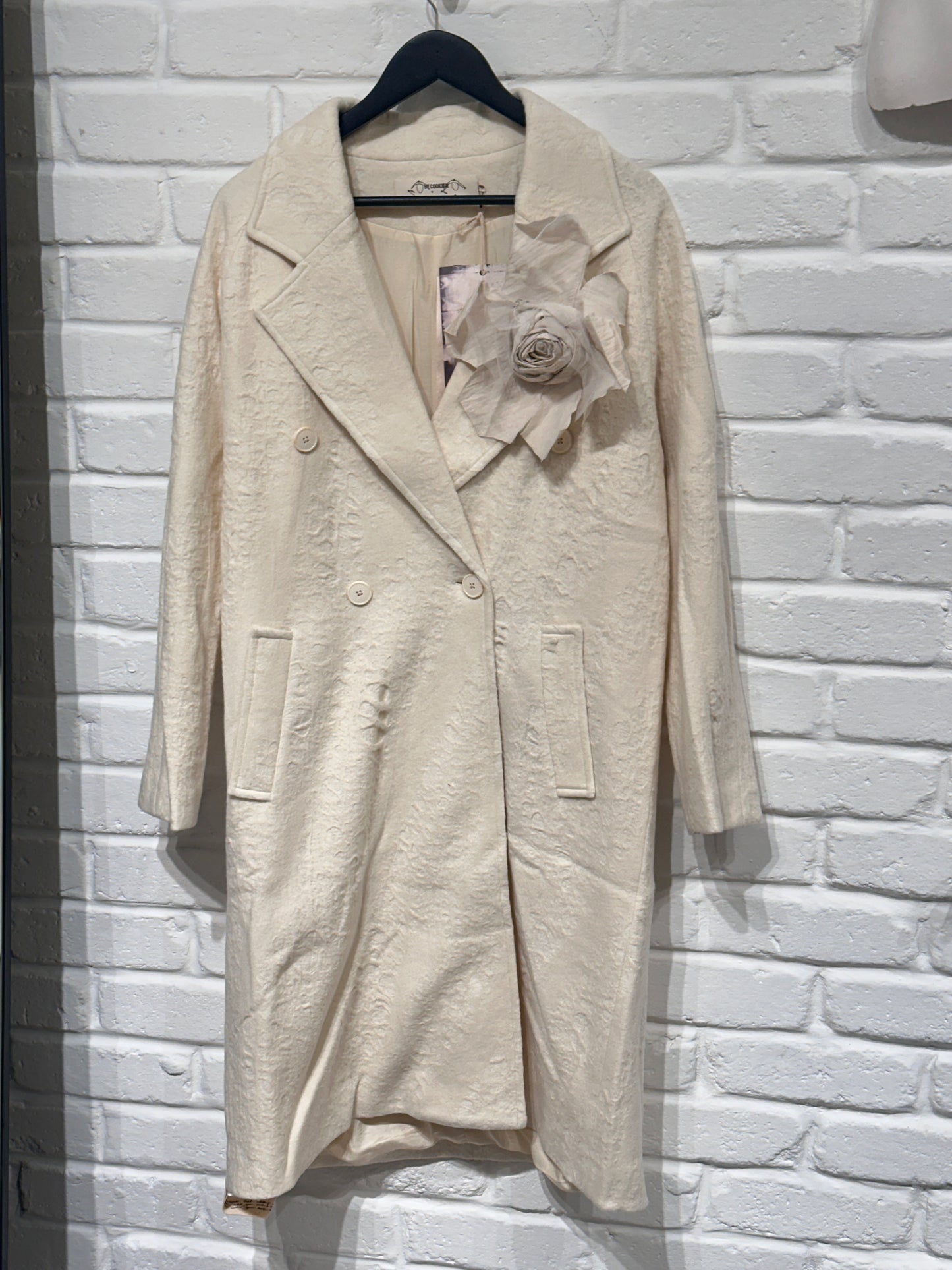 By Cookie H. Ivory Long Jacket
