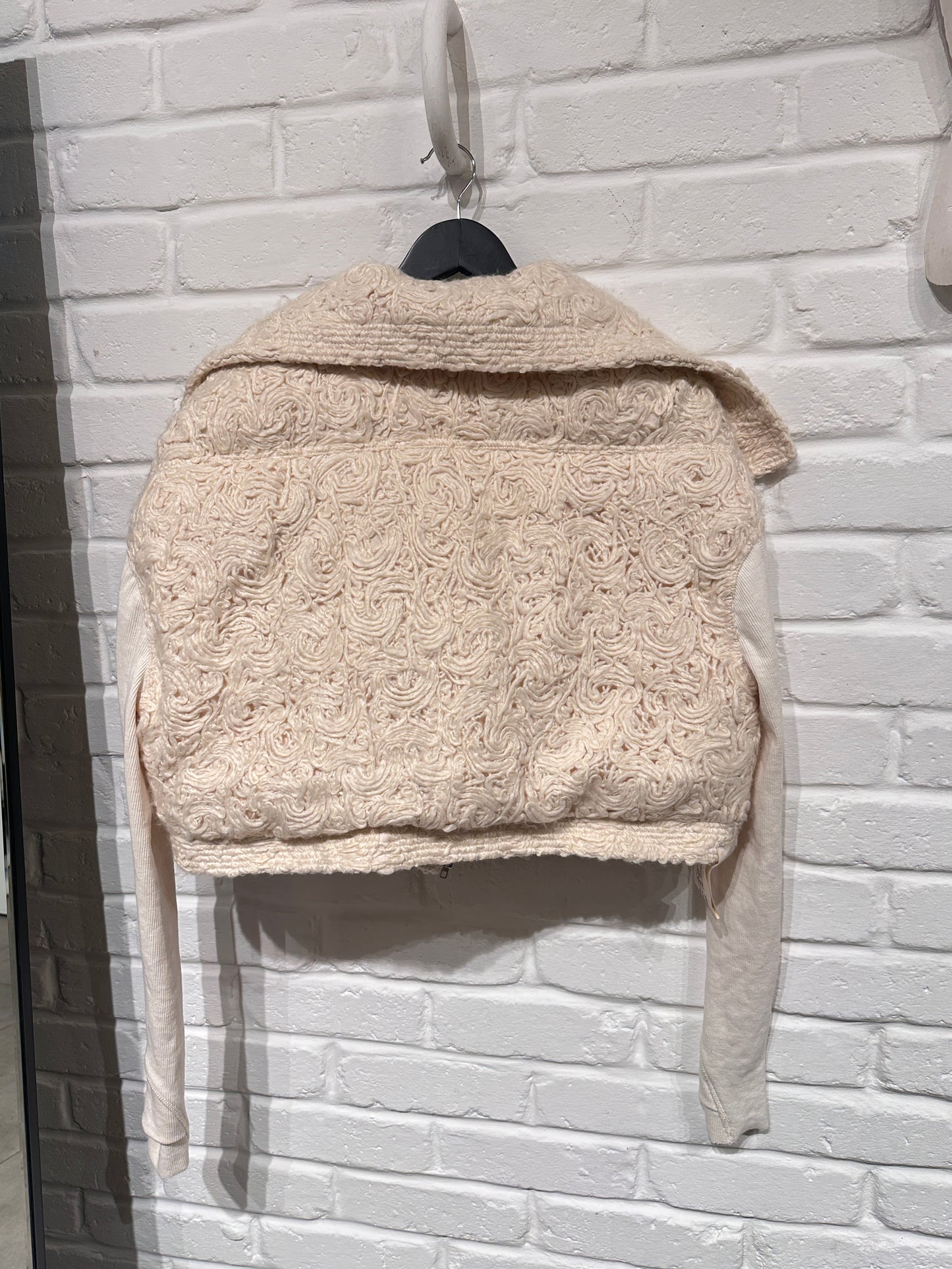 By Cookie H. Ivory Wide Collar Jacket