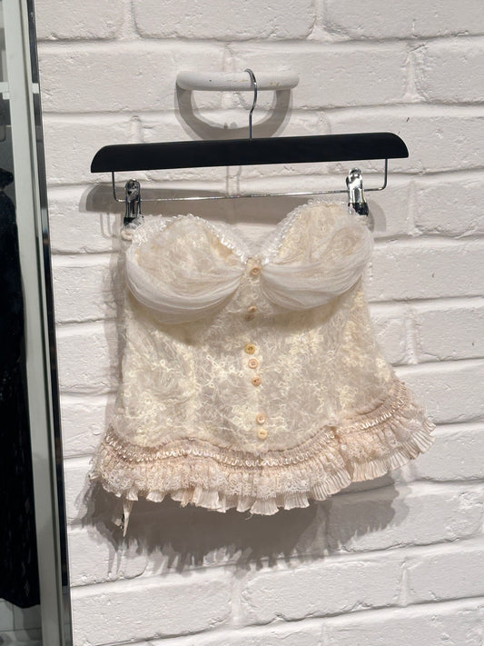 By Cookie H. Lace Corset Top