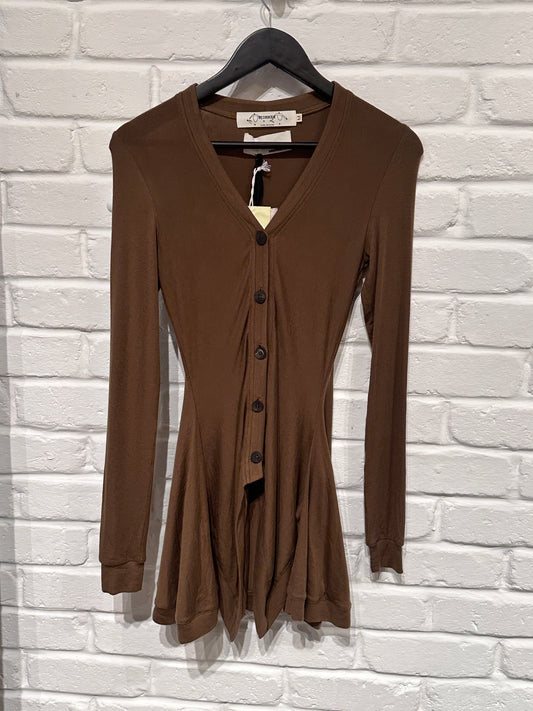 By Cookie H. Brown San knitted cardigan