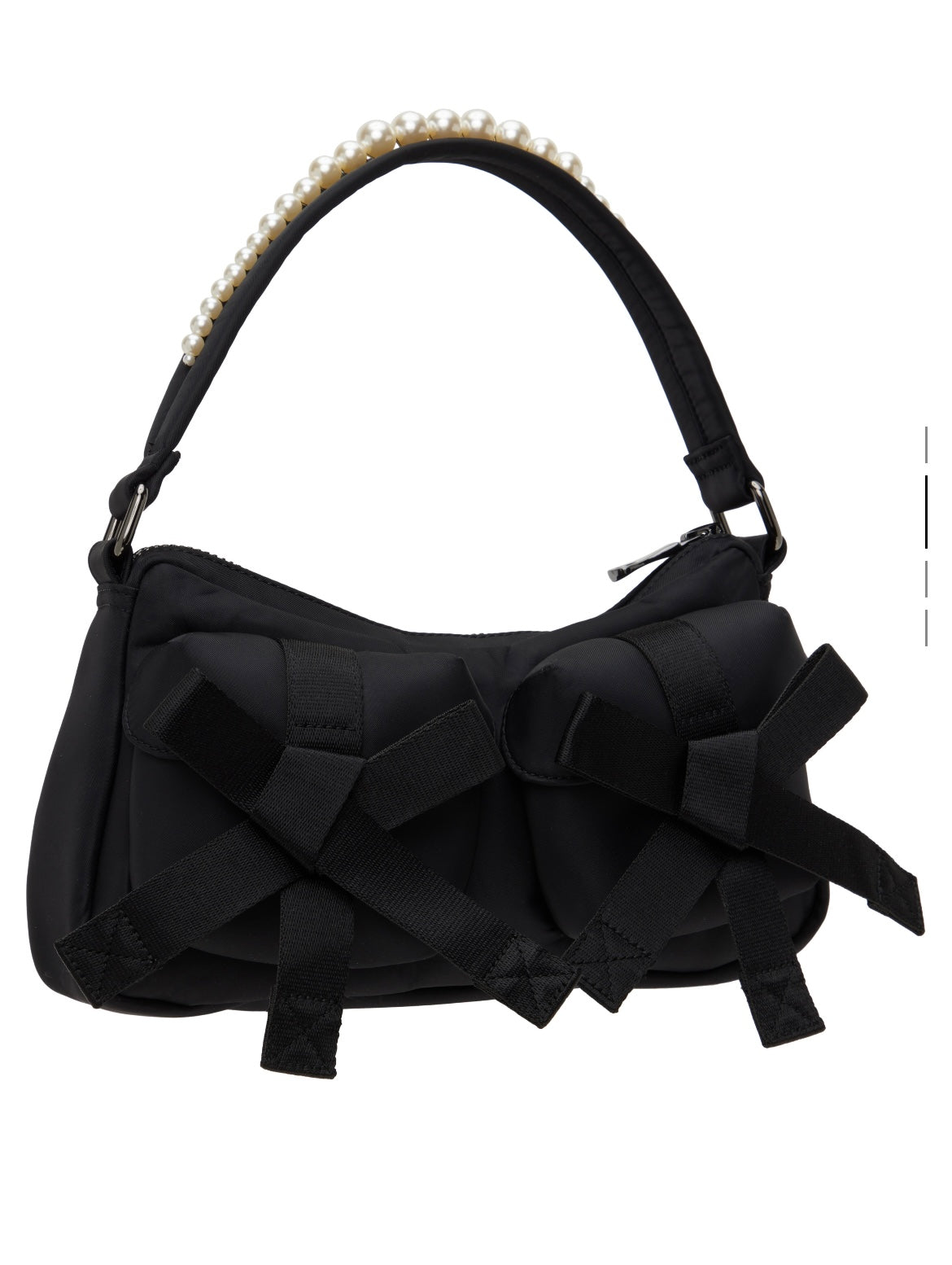 Simone Rocha Beaded Utility Bow Pochette Bag