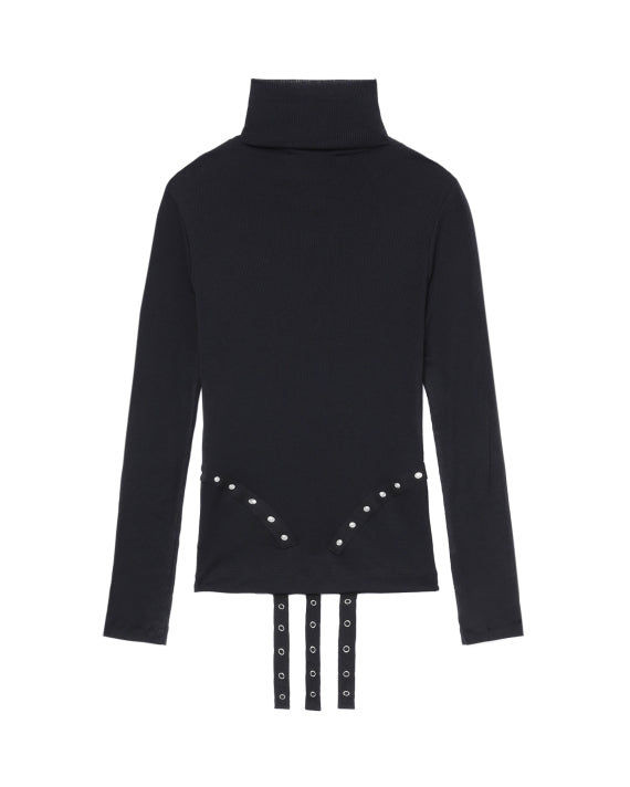 Simone Rocha Ribbed Multi Snap Fitted Top