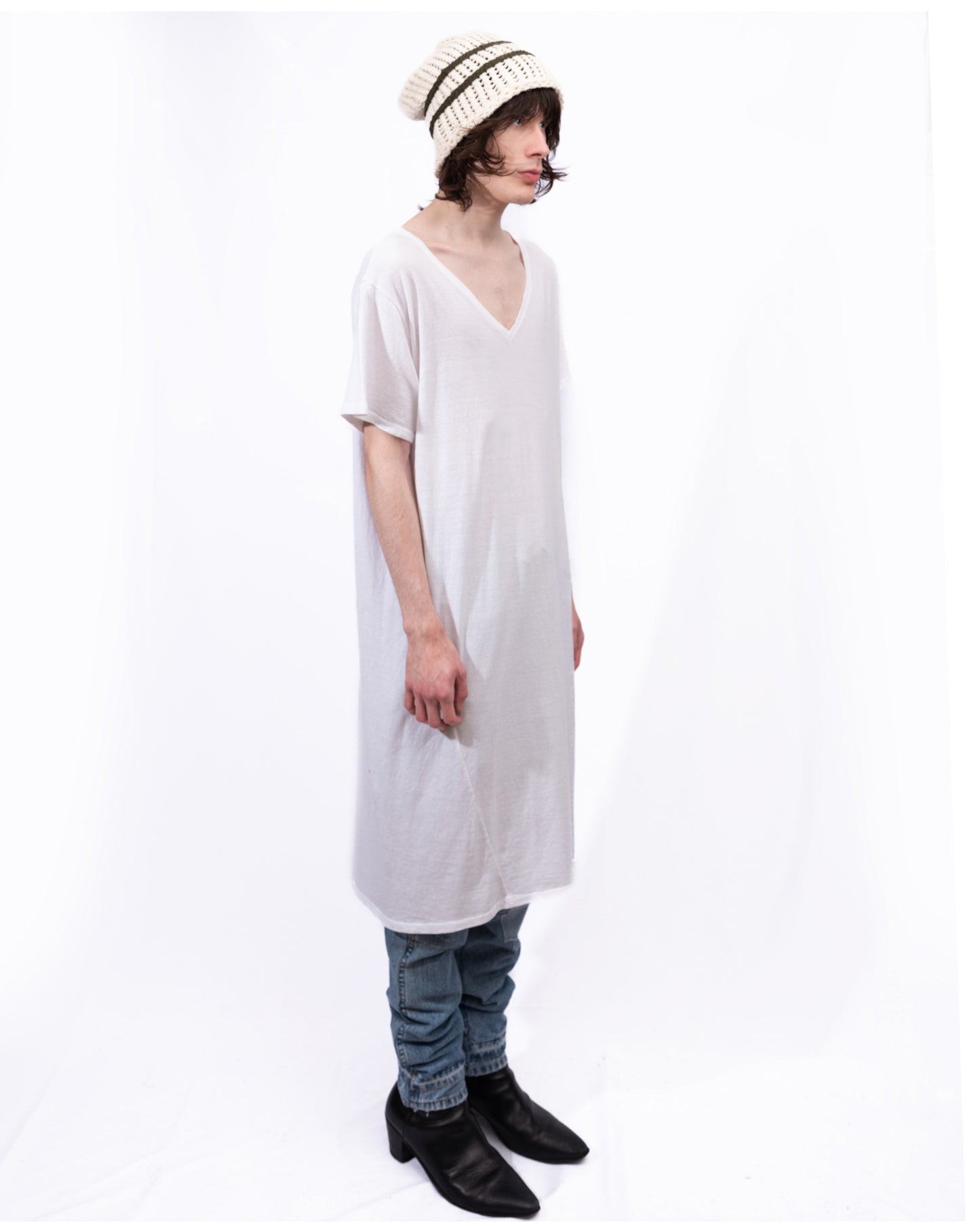 Greg Lauren - V-neck Tee (Long)