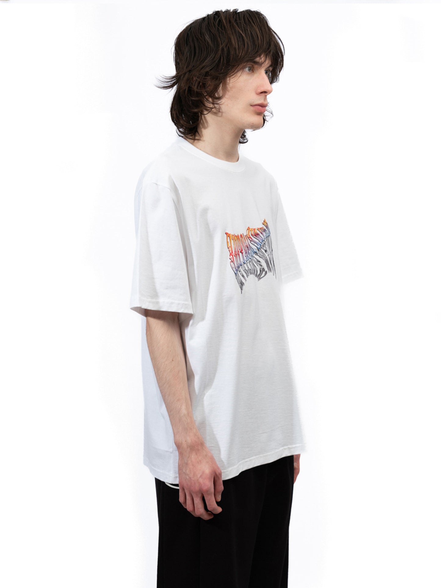 Martine Rose - Classic twisted logo-print cotton-jersey T-shirt