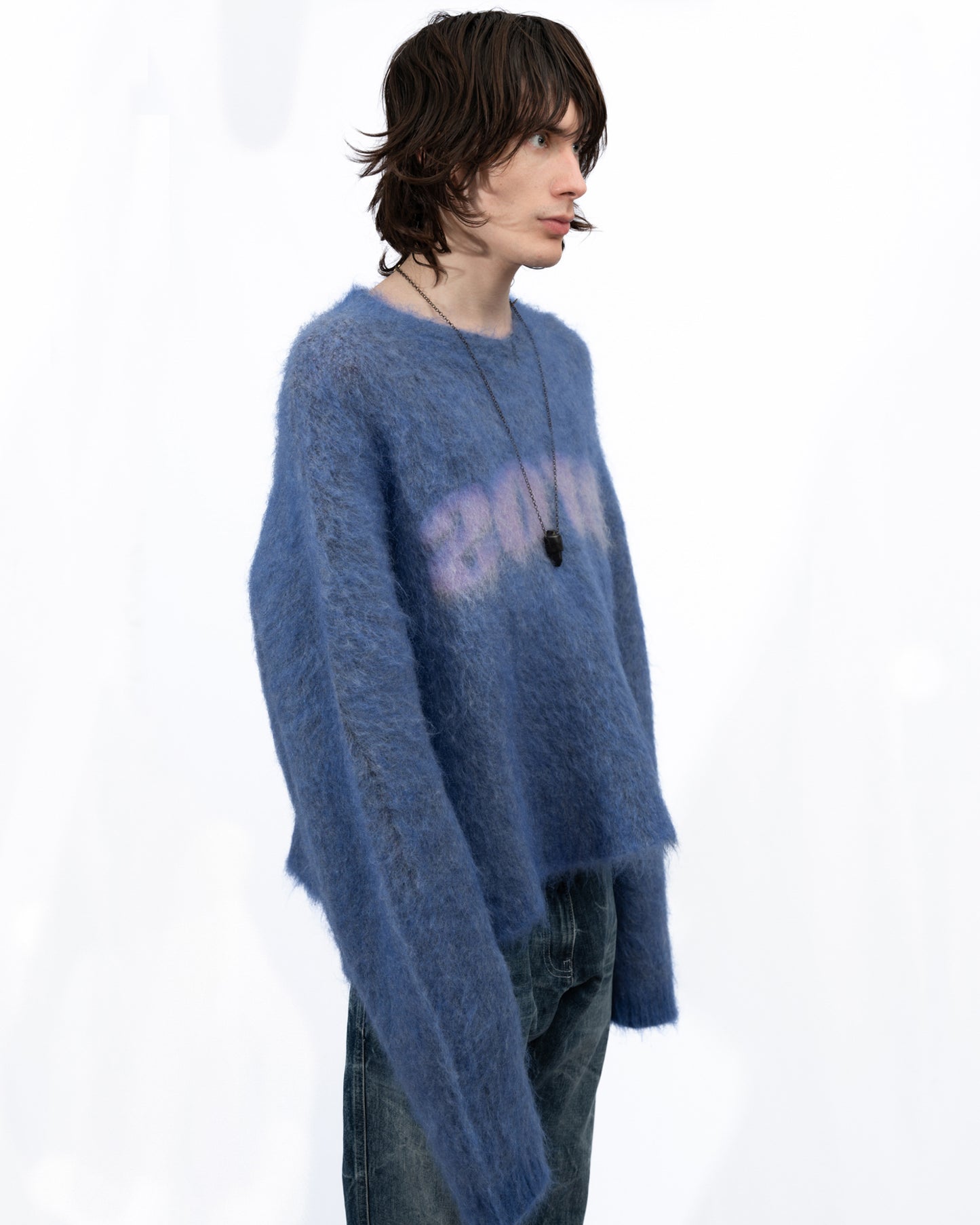 Martine Rose - Brushed Mohair Eros V-neck Jumper